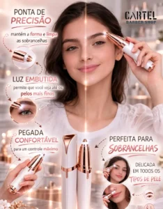 Caneta Depiladora de Sobrancelha